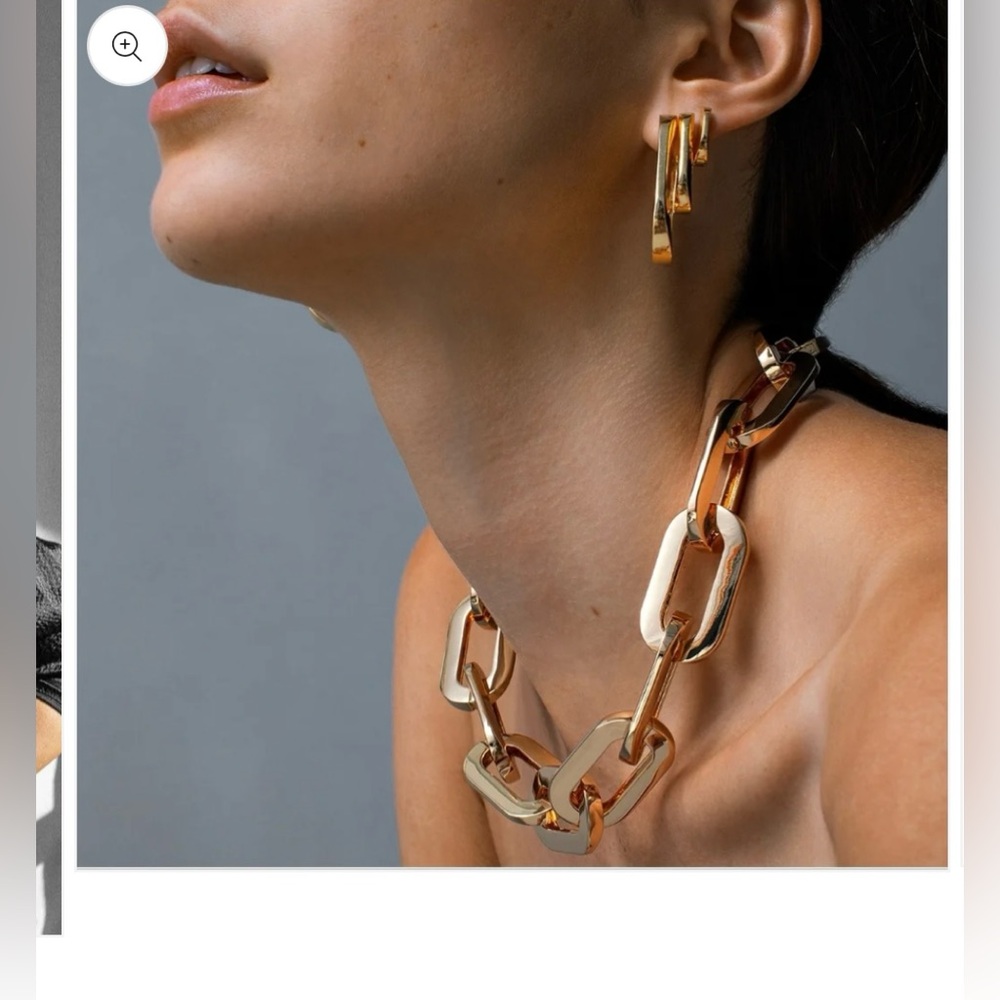 Jenny Bird Mega Link Gold Necklace